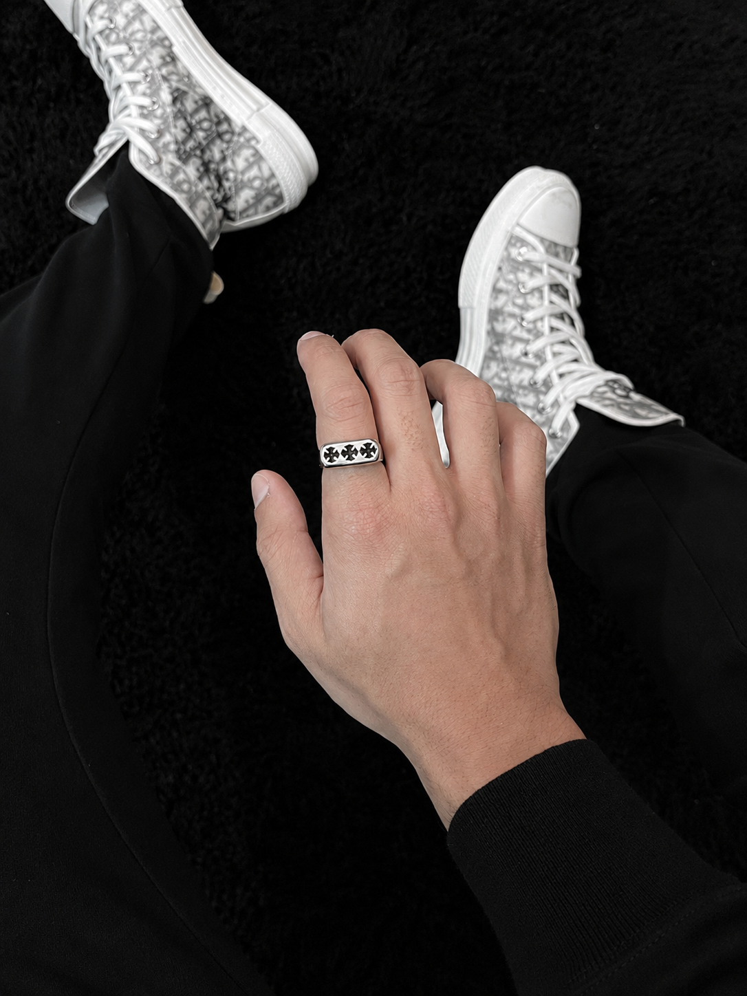 Triple Bloom Ring